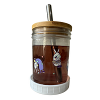 Vaso cristal "Malcriadxs"