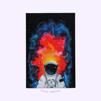 Planeador semanal "Astronauta rojo"