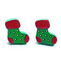 Broquel bota navideña