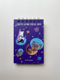 Libreta "Gatitos Espaciales"
