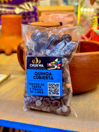 Quinoa cubierto 85% cacao