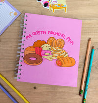 Libreta "Me gusta el pan"