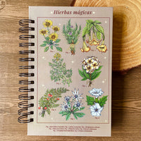 Libreta media carta "Hierbas mágica"
