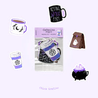 Paquete de sticker Cafecito mágico