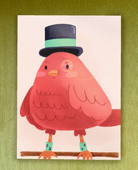 Print chico "Pájaro sofisticado"