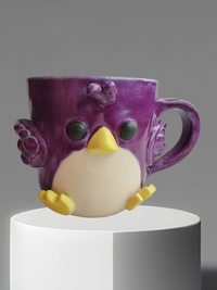 Taza "Pajarito Morado"
