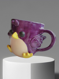 Taza "Pajarito Morado"