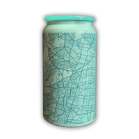 Vaso de acero turquesa Ciudad de México