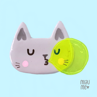 Broche "Bubblegum Cat"