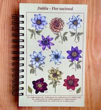 Libreta media carta "Dalias de México"