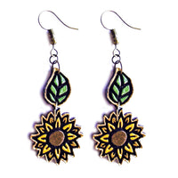 Aretes Girasoles