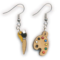 Aretes Godete y Pincel