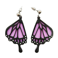 Aretes Mariposa Rosa