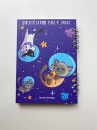 Libreta "Gatitos Espaciales"