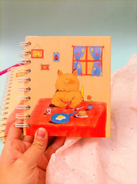 Libreta "Gato Desayuno"