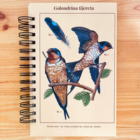 Libreta media carta "Golondrina tijereta"