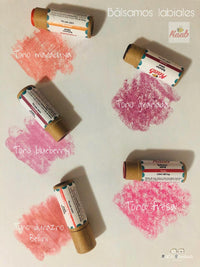 Bálsamo labial con color fresa