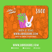 Tarjeta de regalo $800