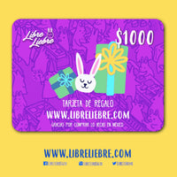 Tarjeta de regalo $1000