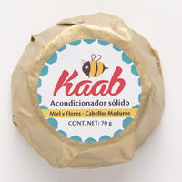 Acondicionador sólido miel y flores