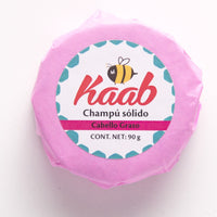 Champú sólido, cabello graso