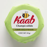 Champú sólido, cabello seco