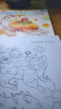 Animales casa libro para colorear