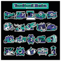 Planilla stickers "Tonalámatl Mexica"