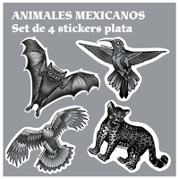 Paquete stickers "Animales mexicanos"