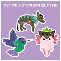 Paquete stickers "Diseños Quetzie"