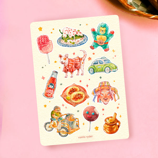 Planilla de Stickers 