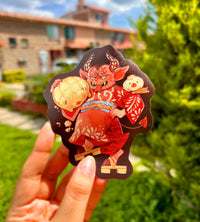 Sticker diablo japones