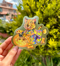 Sticker jaguar japonés