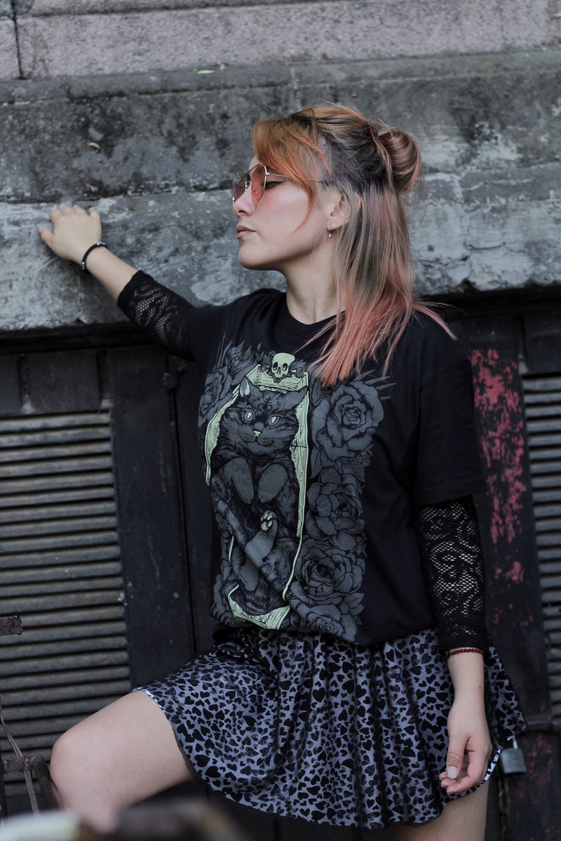Playera "Flores para los vivos"