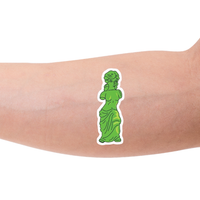Tatuaje temporal gomita venus de milo