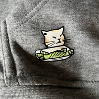 Sudadera gris claro "Michis"