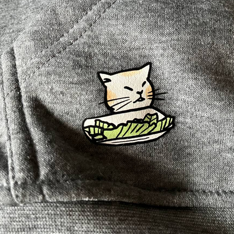 Sudadera gris claro "Michis"