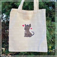 "Xolita Obsidiana" Tote bag