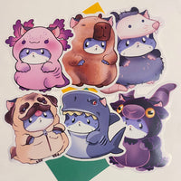 Set de sticker Gato animalitos