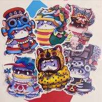 Set de sticker Gato prehispánicos