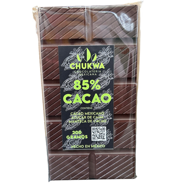 Barra Chocolate amargo 85%