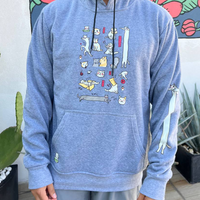 Sudadera gris claro "Michis"
