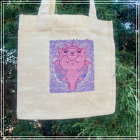 "Axoxoltl violeta" Tote bag