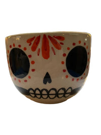 Taza calaverita naranja mediana