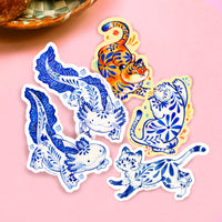 Set Stickers "Animales de talavera"