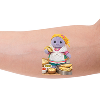 Ternurin señora de las quesadillas tatuaje temporal