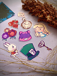 Sticker pack Alicia en el país de las maravillas