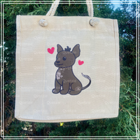 "Xolito Obsidiana" Tote bag