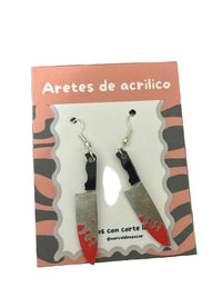 Aretes cuchillito