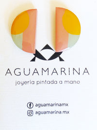 Aretes chico colores pastel